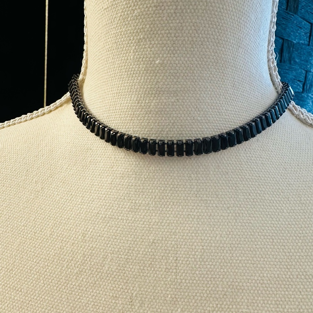 Elegant Black Choker Necklace